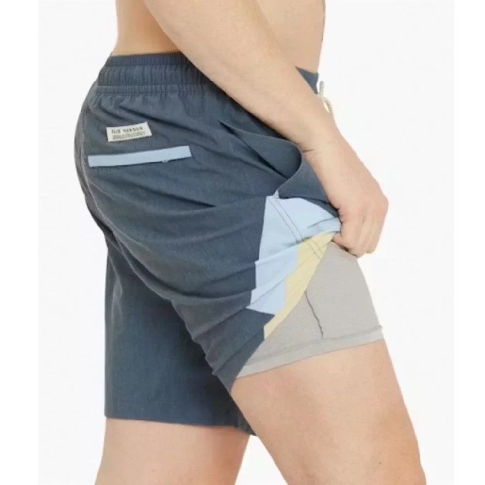 Fair Harbor Men's Navy MC The‎ Bayberry Trunk Built-in Liner Shorts Size 2X NWT